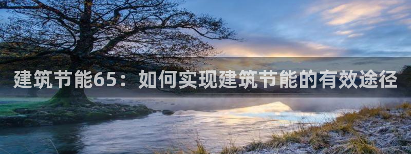 尊亿游戏国际官网：建筑节能65：如何实现建筑节能的有效途径