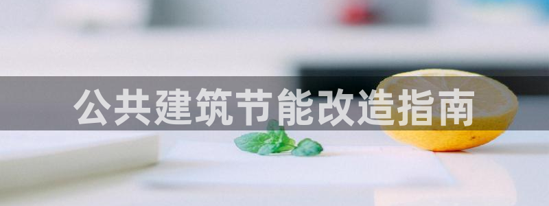尊亿娱乐国际官网：公共建筑节能改造指南