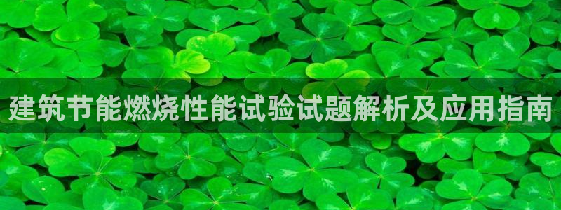 e尊国际客服：建筑节能燃烧性能试验试题解析及应用指南