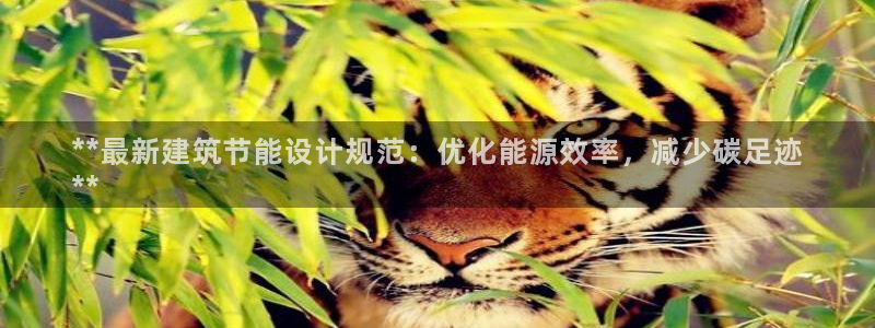 e尊国际是个黑网：**最新建筑节能设计规范：优化能源效率，减少碳足迹
**