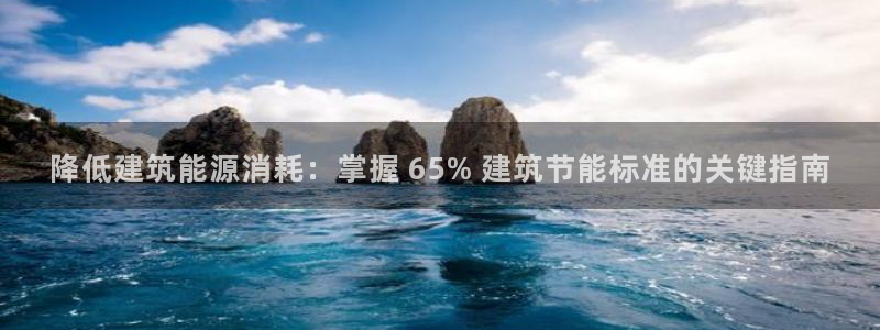 e尊平台：降低建筑能源消耗：掌握 65% 建筑节能标准的关键指南
