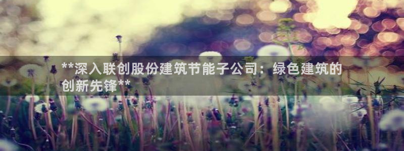 尊亿娱乐国际官网：**深入联创股份建筑节能子公司：绿色建筑的
创新先锋**