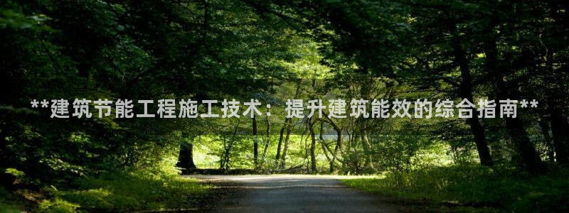 E尊国际网站：**建筑节能工程施工技术：提升建筑能效的综合指南**