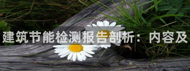 e尊国际平台：建筑节能检测报告剖析：内容及