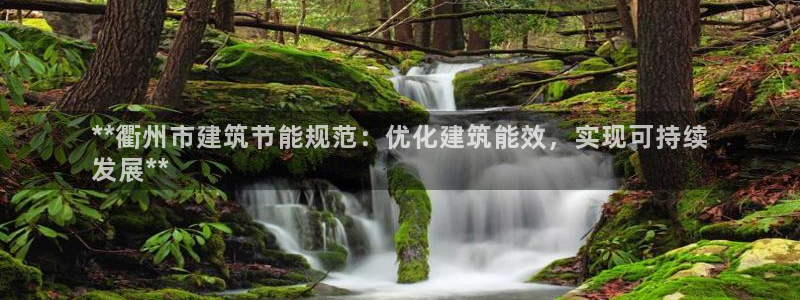 e尊国际-可可计划：**衢州市建筑节能规范：优化建筑能效，实现可持续
发展**