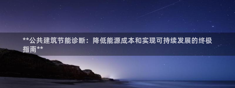 e尊国际网址：**公共建筑节能诊断：降低能源成本和实现可持续发展的终极
指南**