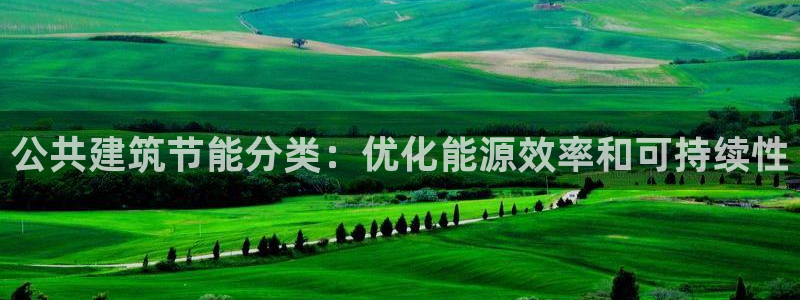 e尊体育：公共建筑节能分类：优化能源效率和可持续性