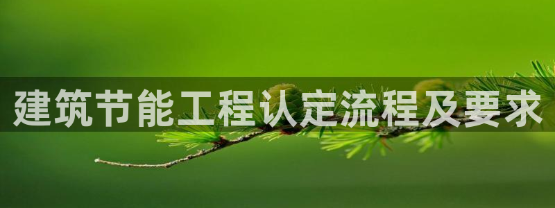 谁知道e尊国际的网址：建筑节能工程认定流程及要求