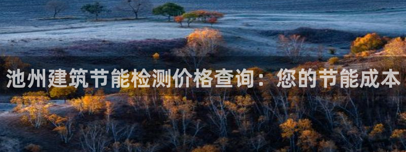 e尊国际官网：池州建筑节能检测价格查询：您的节能成本